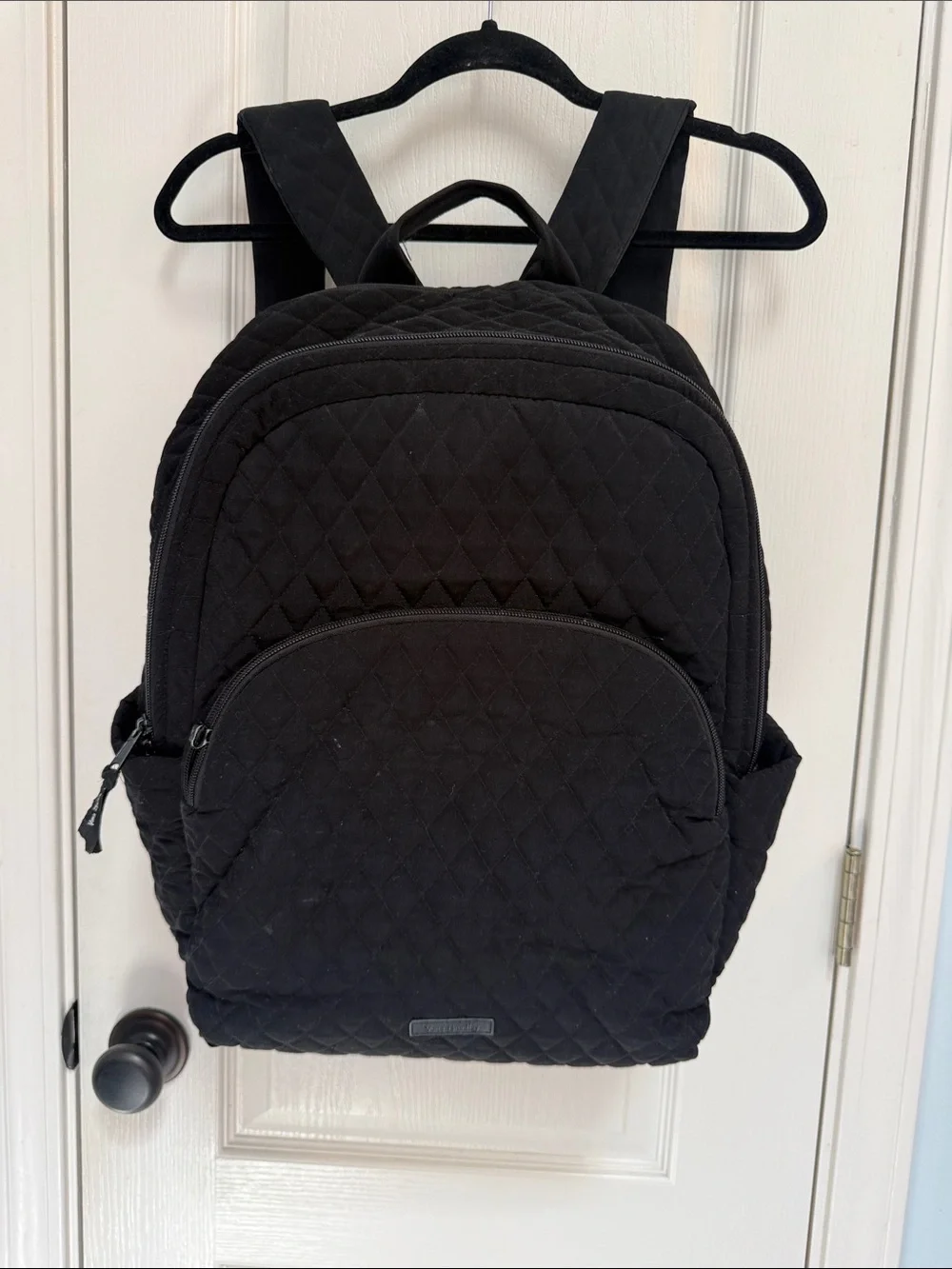 Vera Bradley Black Quilted Backpack